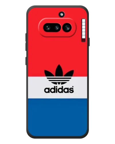 Чехол для Nothing Phone (4a) с картинкой «Ретро блоки Adidas» Чехол для Nothing Phone (4a) с картинкой «Ретро блоки Adidas»