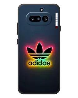 Чехол для Nothing Phone (4a) с картинкой «Неоновый Adidas»