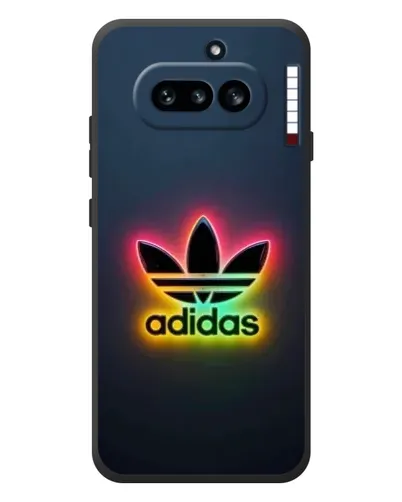 Чехол для Nothing Phone (4a) с картинкой «Неоновый Adidas» Чехол для Nothing Phone (4a) с картинкой «Неоновый Adidas»