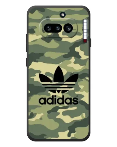 Чехол для Nothing Phone (4a) с картинкой «Милитари стиль Adidas» Чехол для Nothing Phone (4a) с картинкой «Милитари стиль Adidas»