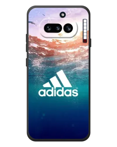 Чехол для Nothing Phone (4a) с картинкой «Океанская глубина адидас» Чехол для Nothing Phone (4a) с картинкой «Океанская глубина адидас»