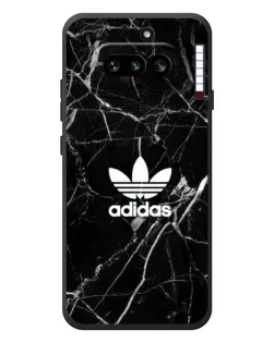 Чехол для Nothing Phone (4a) с картинкой «Белый мрамор Adidas»