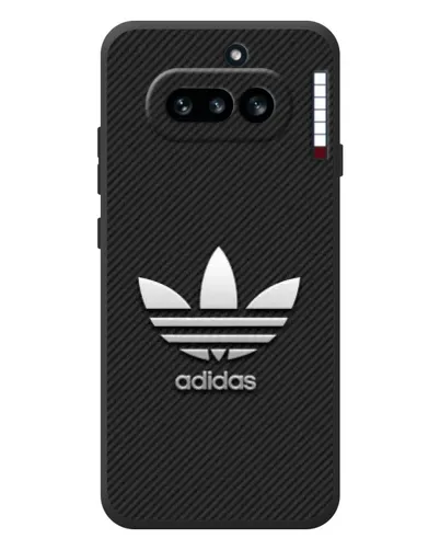 Чехол для Nothing Phone (4a) с картинкой «Adidas Карбоновая текстура» Чехол для Nothing Phone (4a) с картинкой «Adidas Карбоновая текстура»