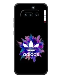 Чехол для Nothing Phone (4a) с картинкой «Взрыв красок Adidas»