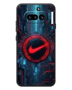Чехол для Nothing Phone (4a) с картинкой «Техногенный стиль Nike» Чехол для Nothing Phone (4a) с картинкой «Техногенный стиль Nike»