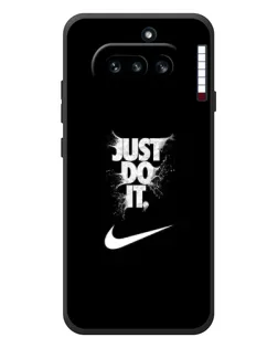 Чехол для Nothing Phone (4a) с картинкой «Текстовый принт Nike» Чехол для Nothing Phone (4a) с картинкой «Текстовый принт Nike»