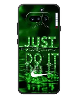 Чехол для Nothing Phone (4a) с картинкой «Зеленый неоновый Nike» Чехол для Nothing Phone (4a) с картинкой «Зеленый неоновый Nike»