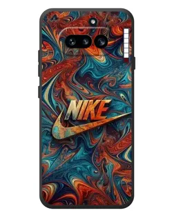 Чехол для Nothing Phone (4a) с картинкой «Nike в абстракции» Чехол для Nothing Phone (4a) с картинкой «Nike в абстракции»