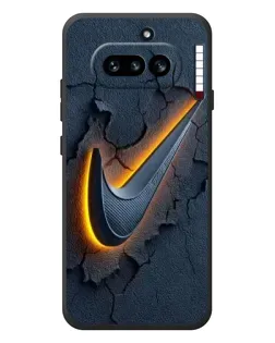 Чехол для Nothing Phone (4a) с картинкой «Объемный логотип Найк» Чехол для Nothing Phone (4a) с картинкой «Объемный логотип Найк»