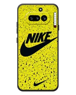 Чехол для Nothing Phone (4a) с картинкой «Желтый текстурный Nike» Чехол для Nothing Phone (4a) с картинкой «Желтый текстурный Nike»
