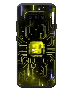 Чехол для Nothing Phone (4a) с картинкой «Nike — золотая искра» Чехол для Nothing Phone (4a) с картинкой «Nike — золотая искра»