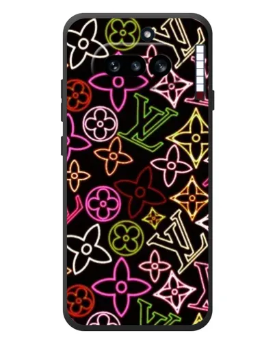 Чехол для Nothing Phone (4a) с картинкой «Неоновый микс Nike» Чехол для Nothing Phone (4a) с картинкой «Неоновый микс Nike»