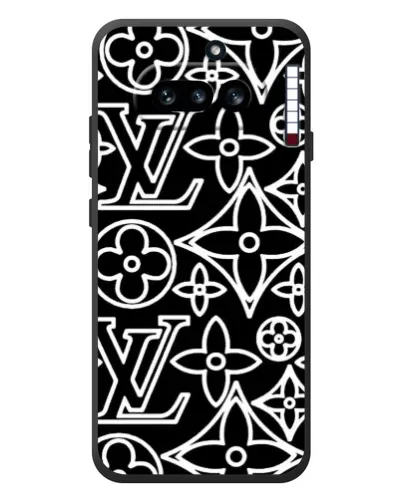 Чехол для Nothing Phone (4a) с картинкой «Черно-белый узор LV» Чехол для Nothing Phone (4a) с картинкой «Черно-белый узор LV»