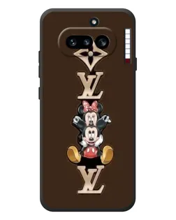 Чехол для Nothing Phone (4a) с картинкой «LV и Микки Маус»