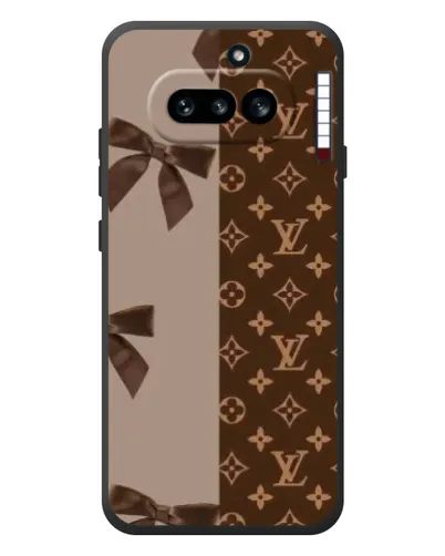 Чехол для Nothing Phone (4a) с картинкой «Louis Vuitton — банты» Чехол для Nothing Phone (4a) с картинкой «Louis Vuitton — банты»