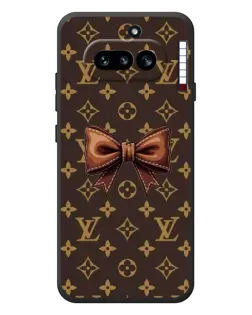 Чехол для Nothing Phone (4a) с картинкой «LV с бантом»