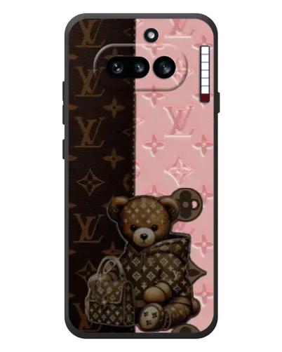 Чехол для Nothing Phone (4a) с картинкой «Мишка в стиле LV» Чехол для Nothing Phone (4a) с картинкой «Мишка в стиле LV»