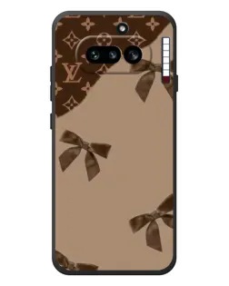 Чехол для Nothing Phone (4a) с картинкой «LV — кофейный атлас»