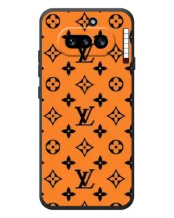 Чехол для Nothing Phone (4a) с картинкой «Оранжевый стиль LV»
