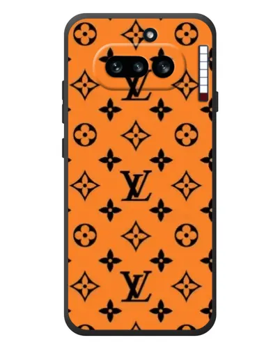 Чехол для Nothing Phone (4a) с картинкой «Оранжевый стиль LV» Чехол для Nothing Phone (4a) с картинкой «Оранжевый стиль LV»