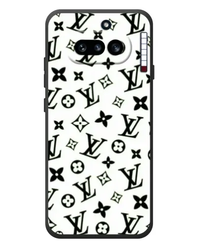 Чехол для Nothing Phone (4a) с картинкой «Монохромный хаос LV» Чехол для Nothing Phone (4a) с картинкой «Монохромный хаос LV»