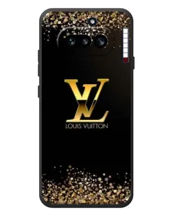 Чехол для Nothing Phone (4a) с картинкой «LV — золотые искры»