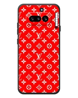 Чехол для Nothing Phone (4a) с картинкой «Яркий паттерн LV»