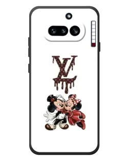 Чехол для Nothing Phone (4a) с картинкой «LV и Микки Маус»