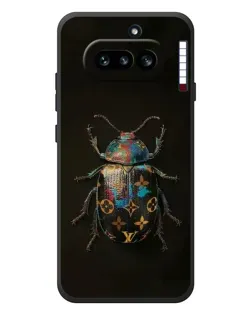 Чехол для Nothing Phone (4a) с картинкой «LV — мраморный принт»