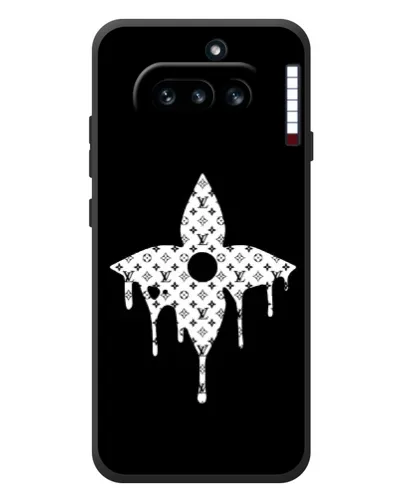 Чехол для Nothing Phone (4a) с картинкой «Цветочная монограмма» Чехол для Nothing Phone (4a) с картинкой «Цветочная монограмма»