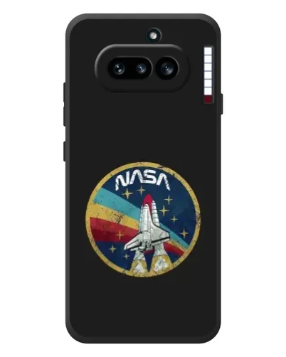 Чехол для Nothing Phone (4a) с картинкой «NASA — эмблема миссии» Чехол для Nothing Phone (4a) с картинкой «NASA — эмблема миссии»