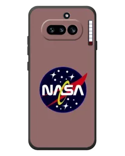 Чехол для Nothing Phone (4a) с картинкой «NASA — ретро космос» Чехол для Nothing Phone (4a) с картинкой «NASA — ретро космос»