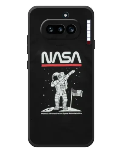 Чехол для Nothing Phone (4a) с картинкой «NASA — шагаем по Луне» Чехол для Nothing Phone (4a) с картинкой «NASA — шагаем по Луне»