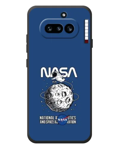 Чехол для Nothing Phone (4a) с картинкой «NASA — лунная миссия» Чехол для Nothing Phone (4a) с картинкой «NASA — лунная миссия»