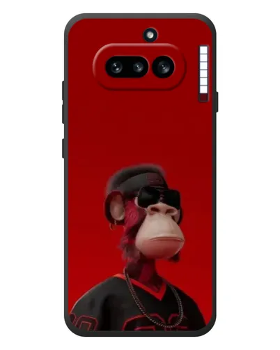 Чехол для Nothing Phone (4a) с картинкой «Bored Ape в красном» Чехол для Nothing Phone (4a) с картинкой «Bored Ape в красном»
