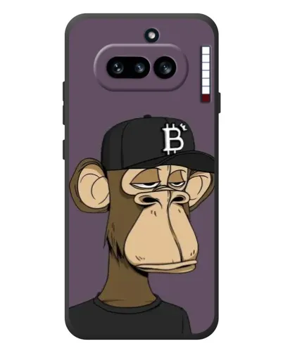 Чехол для Nothing Phone (4a) с картинкой «Bored Ape в кепке» Чехол для Nothing Phone (4a) с картинкой «Bored Ape в кепке»