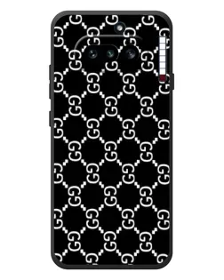 Чехол для Nothing Phone (4a) с картинкой «Gucci — сетчатый паттерн»