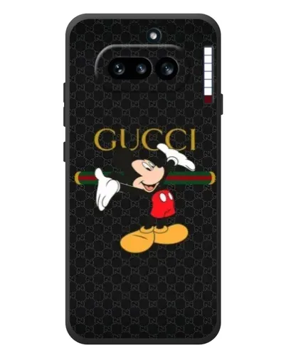 Чехол для Nothing Phone (4a) с картинкой «Микки Маус Gucci» Чехол для Nothing Phone (4a) с картинкой «Микки Маус Gucci»