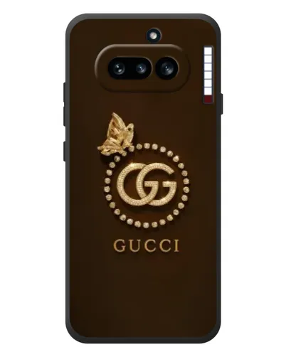 Чехол для Nothing Phone (4a) с картинкой «Gucci — золотая бабочка» Чехол для Nothing Phone (4a) с картинкой «Gucci — золотая бабочка»