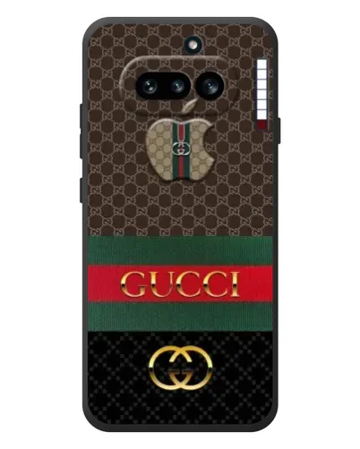 Чехол для Nothing Phone (4a) с картинкой «Gucci — брендированный десерт» Чехол для Nothing Phone (4a) с картинкой «Gucci — брендированный десерт»