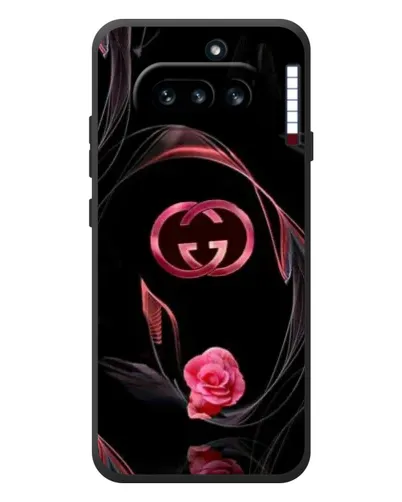 Чехол для Nothing Phone (4a) с картинкой «Gucci — неоновая роза» Чехол для Nothing Phone (4a) с картинкой «Gucci — неоновая роза»