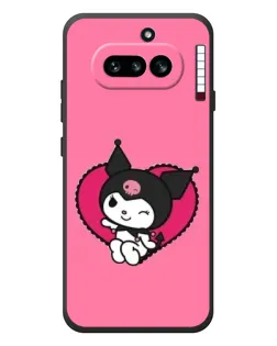 Чехол для Nothing Phone (4a) с картинкой «Kuromi — любовь в сердце» Чехол для Nothing Phone (4a) с картинкой «Kuromi — любовь в сердце»