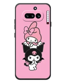 Чехол для Nothing Phone (4a) с картинкой «My Melody и Kuromi» Чехол для Nothing Phone (4a) с картинкой «My Melody и Kuromi»