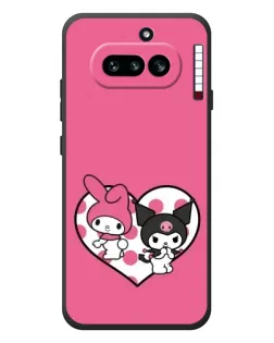 Чехол для Nothing Phone (4a) с картинкой «Kuromi и My Melody» Чехол для Nothing Phone (4a) с картинкой «Kuromi и My Melody»