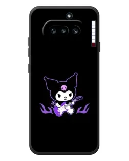 Чехол для Nothing Phone (4a) с картинкой «Электрическая Kuromi» Чехол для Nothing Phone (4a) с картинкой «Электрическая Kuromi»