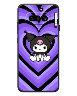 Чехол для Nothing Phone (4a) с картинкой «Kuromi и фиолетовые сердца» Чехол для Nothing Phone (4a) с картинкой «Kuromi и фиолетовые сердца»
