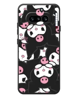 Чехол для Nothing Phone (4a) с картинкой «Паттерн голов Куроми» Чехол для Nothing Phone (4a) с картинкой «Паттерн голов Куроми»