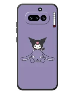 Чехол для Nothing Phone (4a) с картинкой «Kuromi на лиловом фоне» Чехол для Nothing Phone (4a) с картинкой «Kuromi на лиловом фоне»