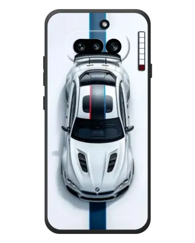 Чехол для Nothing Phone (4a) с картинкой «Вид сверху — BMW M» Чехол для Nothing Phone (4a) с картинкой «Вид сверху — BMW M»