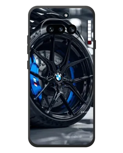 Чехол для Nothing Phone (4a) с картинкой «Колесо BMW вблизи» Чехол для Nothing Phone (4a) с картинкой «Колесо BMW вблизи»
